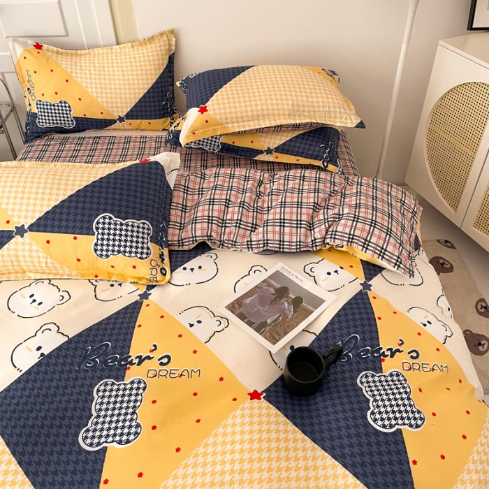 91家纺网 家纺一手货源 找家纺 （总）米粒 2022新款芦荟棉四件套