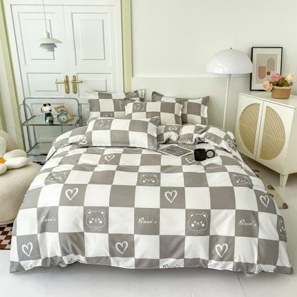 米粒 2022新款芦荟棉四件套 比熊