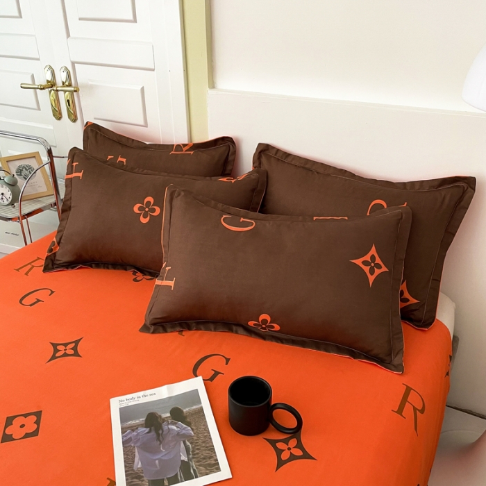 91家纺网 家纺一手货源 找家纺 米粒 2022新款芦荟棉四件套 摩卡