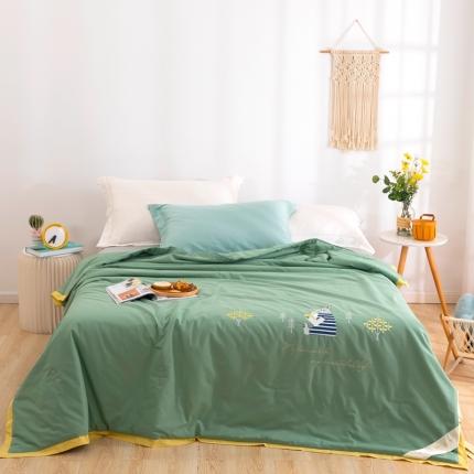 91家纺网 家纺一手货源 找家纺 （总）米洛贝伊 2022新款全棉水洗棉夏被-读书熊