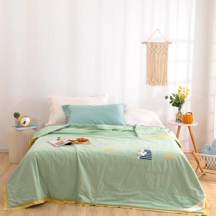 91家纺网 家纺一手货源 找家纺 （总）米洛贝伊 2022新款全棉水洗棉夏被-读书熊