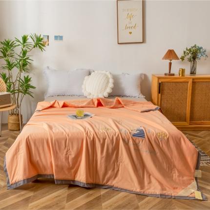 91家纺网 家纺一手货源 找家纺 （总）米洛贝伊 2022新款全棉水洗棉夏被-读书熊