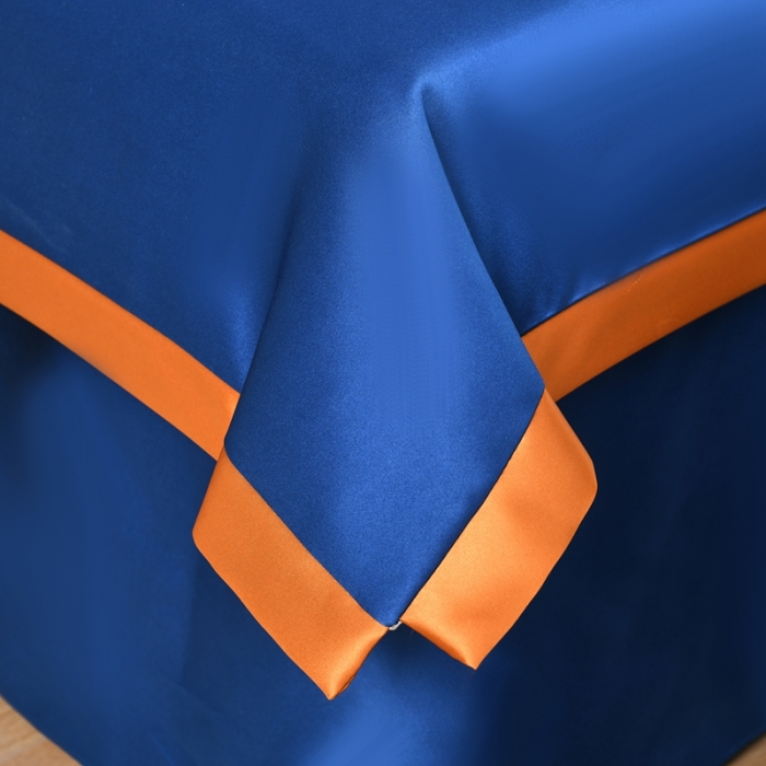 91家纺网 家纺一手货源 找家纺 莉人坊美容床罩批发 2023贵妃段天丝美容床罩四件套 梵高宝蓝