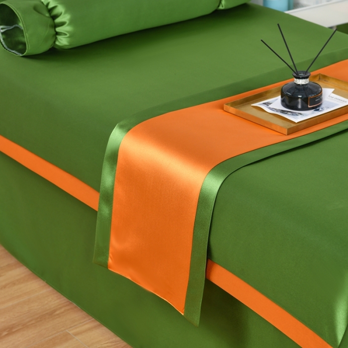 91家纺网 家纺一手货源 找家纺 莉人坊美容床罩批发 2023贵妃段天丝美容床罩四件套 绿野仙踪