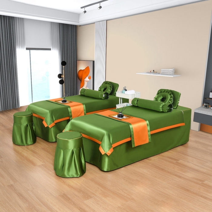 91家纺网 家纺一手货源 找家纺 莉人坊美容床罩批发 2023贵妃段天丝美容床罩四件套 绿野仙踪