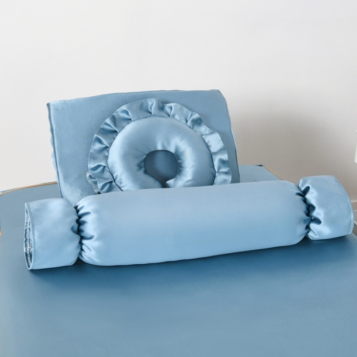 91家纺网 家纺一手货源 找家纺 莉人坊美容床罩批发 2023贵妃段天丝美容床罩四件套 天鹅湖兰