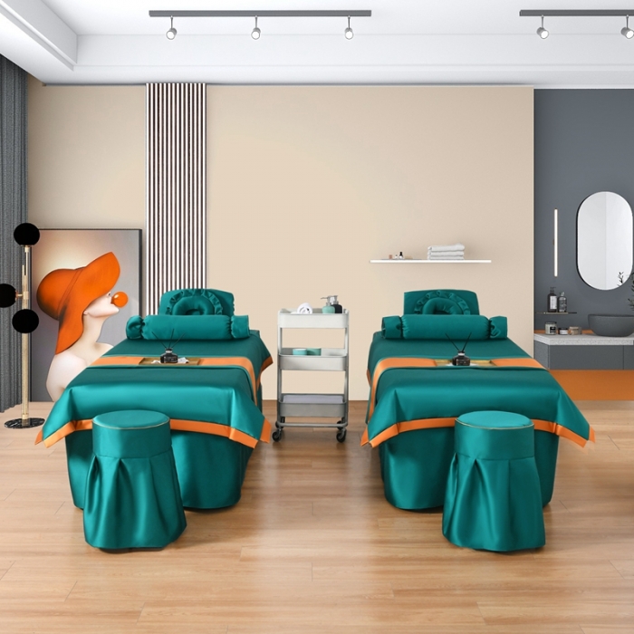 91家纺网 家纺一手货源 找家纺 (总)莉人坊美容床罩批发 2022新贵妃段天丝美容床罩四件套