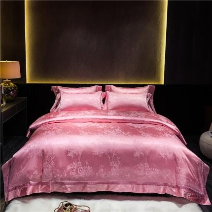 91家纺网 家纺一手货源 找家纺 总OL家纺 升级版漏空丝加棉欧式大提花全棉家居床盖夹棉四件套