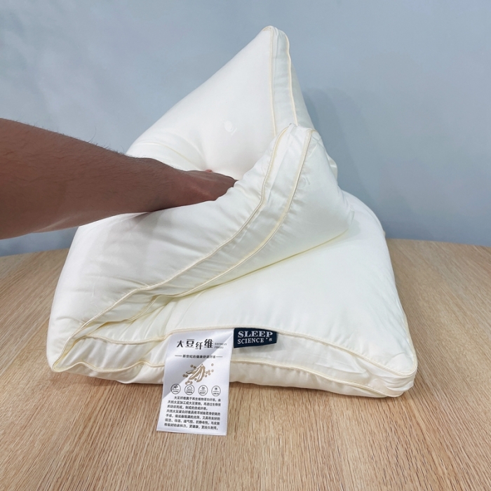 91家纺网 家纺一手货源 找家纺 伟邦 2023新款大豆纤维立体枕
