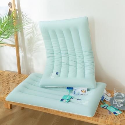 境月枕芯坊 2022新款冷空气枕护颈款 蓝(单边护颈成人款48*74cm)