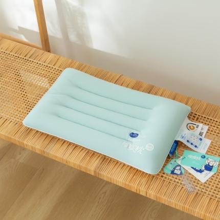 境月枕芯坊 2022新款冷空气枕护颈款 蓝(单边护颈儿童款30*50cm)