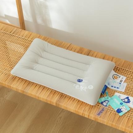 境月枕芯坊 2022新款冷空气枕护颈款 灰(单边护颈儿童款30*50cm)