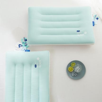 境月枕芯坊 2022新款冷空气枕护颈款 蓝(立体护颈款)