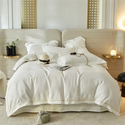 91家纺网 家纺一手货源 找家纺 瑞米家居2022新款卡诺非凡系列华夫格四件套卡诺非凡-落水白