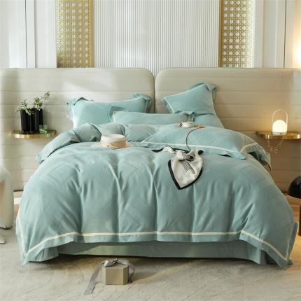 91家纺网 家纺一手货源 找家纺 （总）瑞米家居 2022新款卡诺非凡系列华夫格四件套