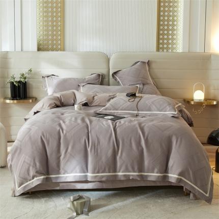 91家纺网 家纺一手货源 找家纺 瑞米家居2022新款卡诺非凡系列华夫格四件套卡诺非凡-雅典灰