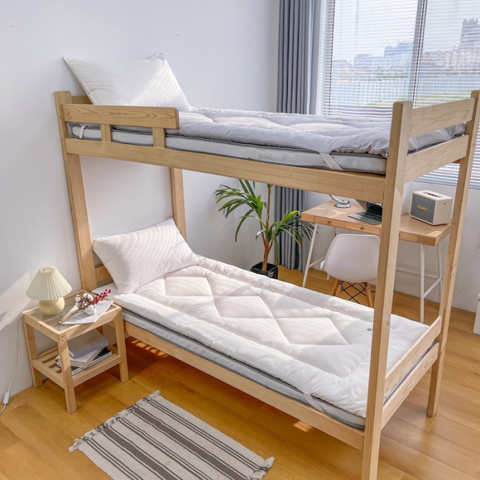 91家纺网 家纺一手货源 找家纺 棉造家居 2022新款宿舍床垫 白色