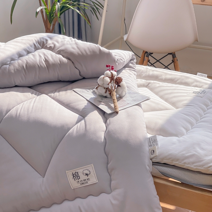 91家纺网 家纺一手货源 找家纺 棉造家居 2022新款宿舍床垫 灰色