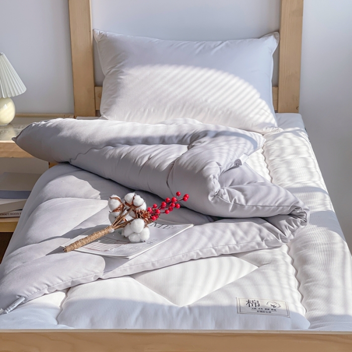 91家纺网 家纺一手货源 找家纺 棉造家居 2022新款宿舍床垫 灰色