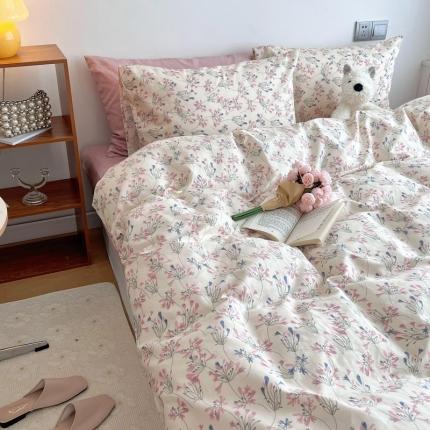 91家纺网 家纺一手货源 找家纺 （总）艾沁 2022新款复古碎花纯棉四件套