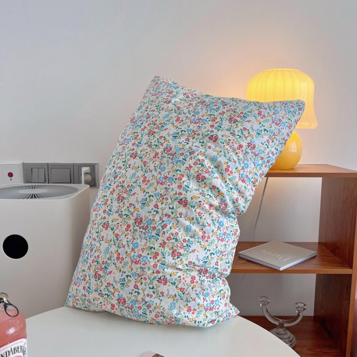 91家纺网 家纺一手货源 找家纺 艾沁 2022新款复古碎花纯棉四件套 春见