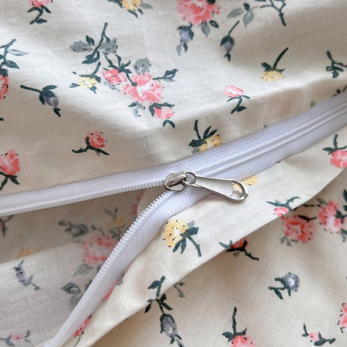 91家纺网 家纺一手货源 找家纺 艾沁 2022新款复古碎花纯棉四件套 东篱