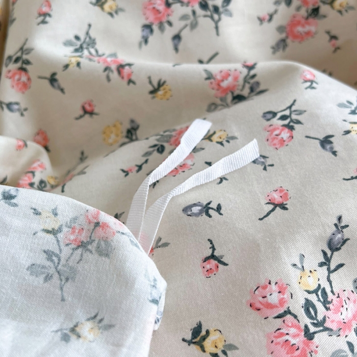 91家纺网 家纺一手货源 找家纺 艾沁 2022新款复古碎花纯棉四件套 东篱