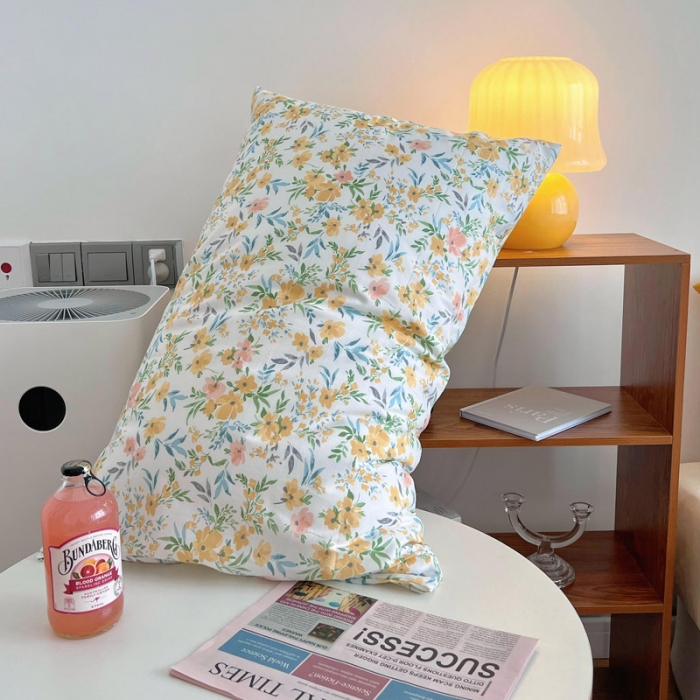 91家纺网 家纺一手货源 找家纺 艾沁 2022新款复古碎花纯棉四件套 仙草