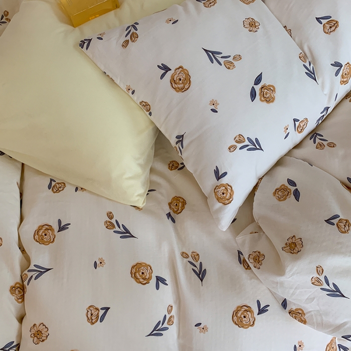 91家纺网 家纺一手货源 找家纺 黛馨 2025新款A类小清新双层纱四件套（实拍） 小资情调