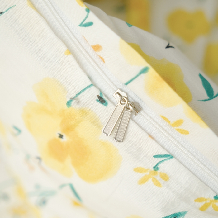 91家纺网 家纺一手货源 找家纺 黛馨 2025新款A类小清新双层纱四件套（实拍） 语汐