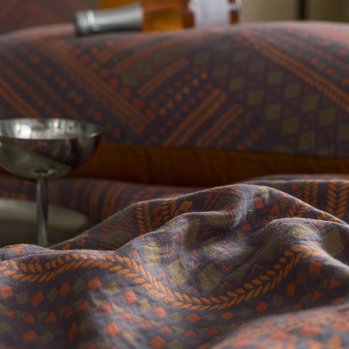 91家纺网 家纺一手货源 找家纺 黛馨 2023新款复古双层纱四件套 宝莉娅-2