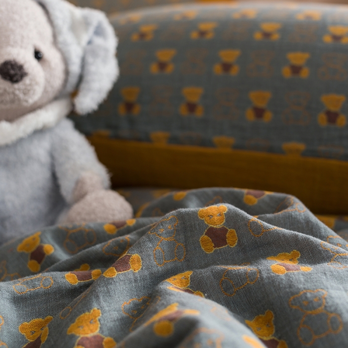 91家纺网 家纺一手货源 找家纺 黛馨 2023新款复古双层纱四件套 卡尔-2