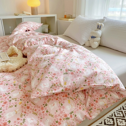 91家纺网 家纺一手货源 找家纺 （总）田野 2022新款40支13372全棉单被套