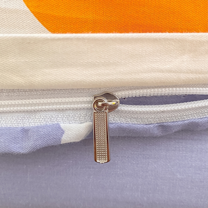 91家纺网 家纺一手货源 找家纺 桃子家居 2022新款ins小清新奶油卡通纯棉系列四件套 桔子熊