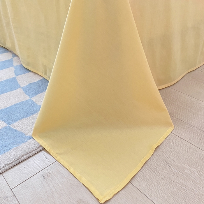 91家纺网 家纺一手货源 找家纺 桃子家居 2022新款ins小清新奶油卡通纯棉系列四件套 可爱鸭