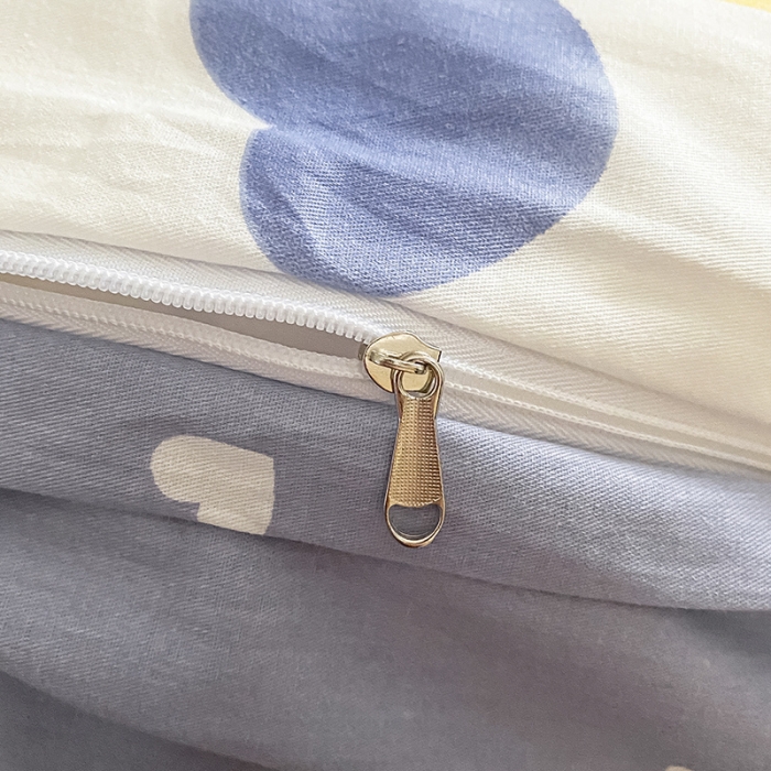 91家纺网 家纺一手货源 找家纺 桃子家居 2022新款ins小清新奶油卡通纯棉系列四件套 兰心兔