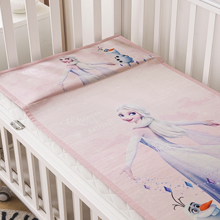 91家纺网 家纺一手货源 找家纺 小芽家纺 迪士尼冰丝席 梦幻艾莎粉