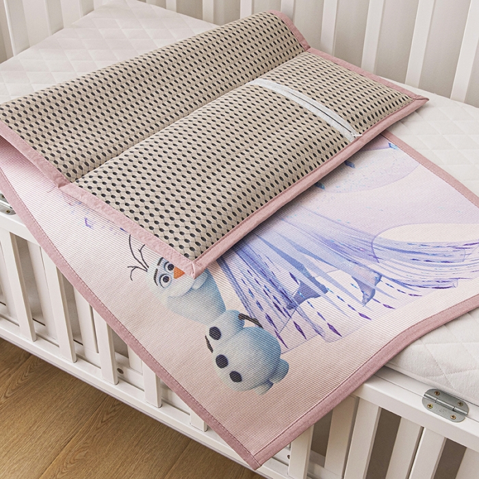 91家纺网 家纺一手货源 找家纺 小芽家纺 迪士尼冰丝席 梦幻艾莎粉