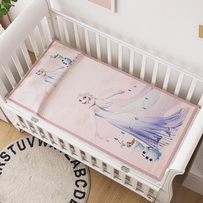 91家纺网 家纺一手货源 找家纺 小芽家纺 迪士尼冰丝席 梦幻艾莎粉