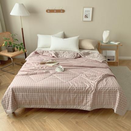 91家纺网 家纺一手货源 找家纺 （总）慕尚家纺 2025新款日式简约无印风夏被夏凉被