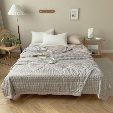 91家纺网 家纺一手货源 找家纺 （总）慕尚家纺 2025新款日式简约无印风夏被夏凉被