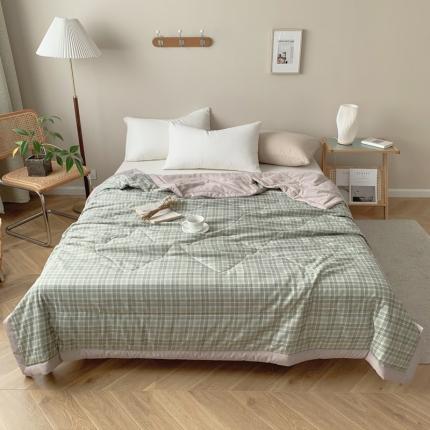 91家纺网 家纺一手货源 找家纺 （总）慕尚家纺 2025新款日式简约无印风夏被夏凉被