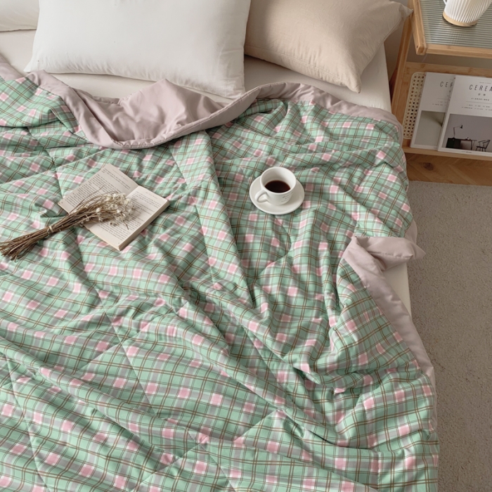 91家纺网 家纺一手货源 找家纺 （总）慕尚家纺 2025新款日式简约无印风夏被夏凉被