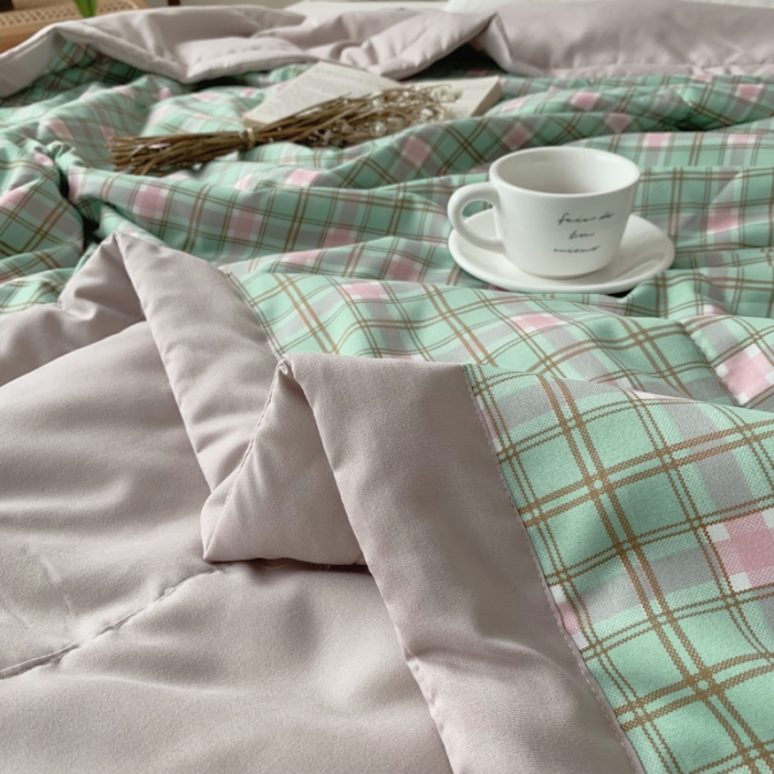 91家纺网 家纺一手货源 找家纺 （总）慕尚家纺 2025新款日式简约无印风夏被夏凉被