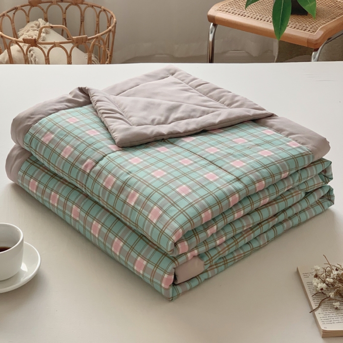 91家纺网 家纺一手货源 找家纺 （总）慕尚家纺 2025新款日式简约无印风夏被夏凉被