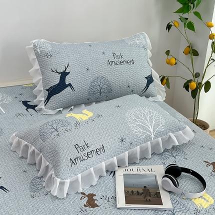 91家纺网 家纺一手货源 找家纺 （总）新款四季通用夹棉枕套一对