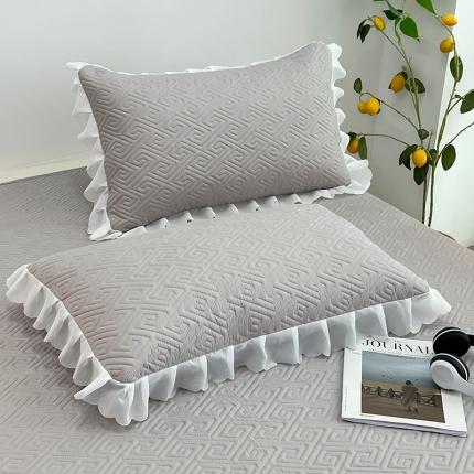 91家纺网 家纺一手货源 找家纺 （总）新款四季通用夹棉枕套一对