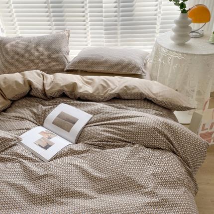 柠馨 2023新款现代极简13376全棉四件套(硬包) 巴巴托斯