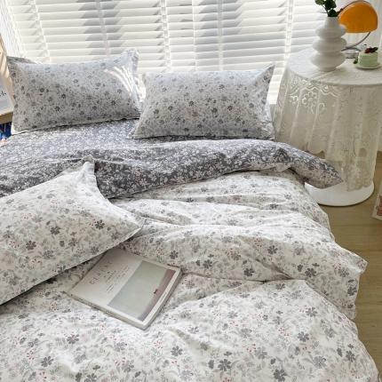 柠馨 2023新款现代极简13376全棉四件套(硬包) 恋恋风情