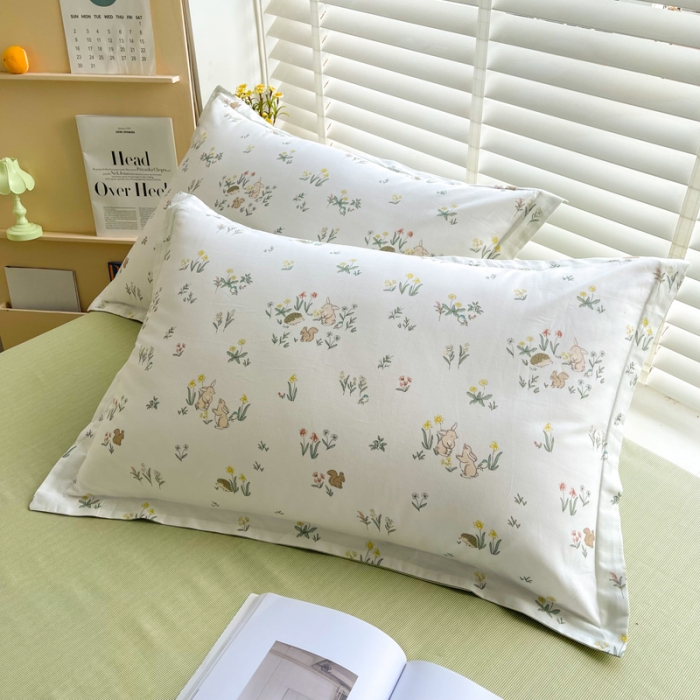 91家纺网 家纺一手货源 找家纺 柠馨 2023新款现代极简13376全棉四件套(硬包) 仙子